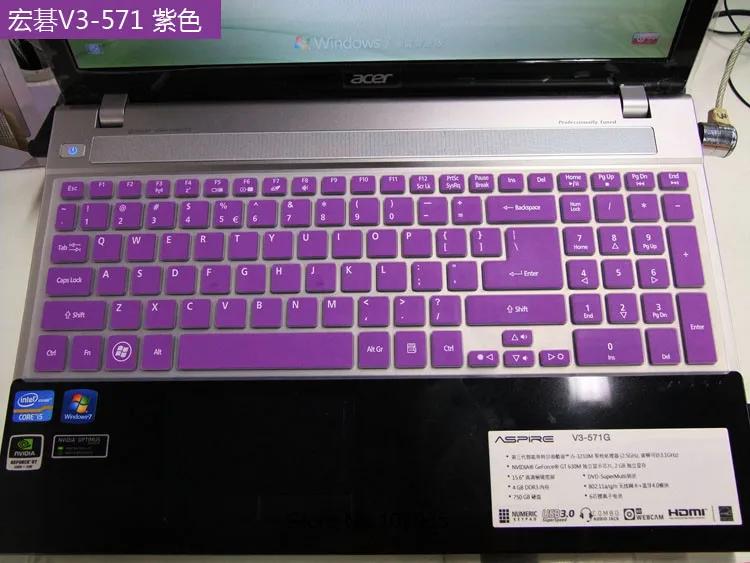 15 дюймовая Защитная крышка для клавиатуры ноутбука Acer Aspire V3 571G E5 572G 551G 771G 731G E1 570