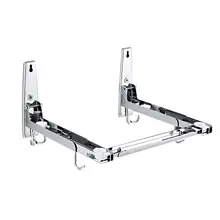 304 нержавеющая сталь настенный кронштейн для микроволновой печи/люкс, с подставкой и крюком, регулируемый, съемный, прочный и прочный