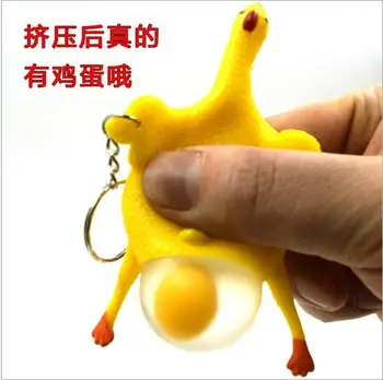 

Funny Lazy Gudetama Vomiting Egg Tricky Toy anti stress fun office antistress egg yolk slime Stress Relief Toy Practical Jokes