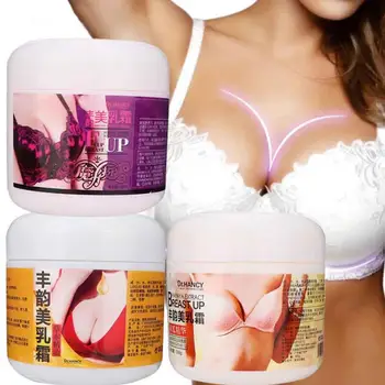 

3 Types 300g Natural Plants Extracts Breast Enlargement Enhancement Cream Breast Firming Cream Massage Relaxation