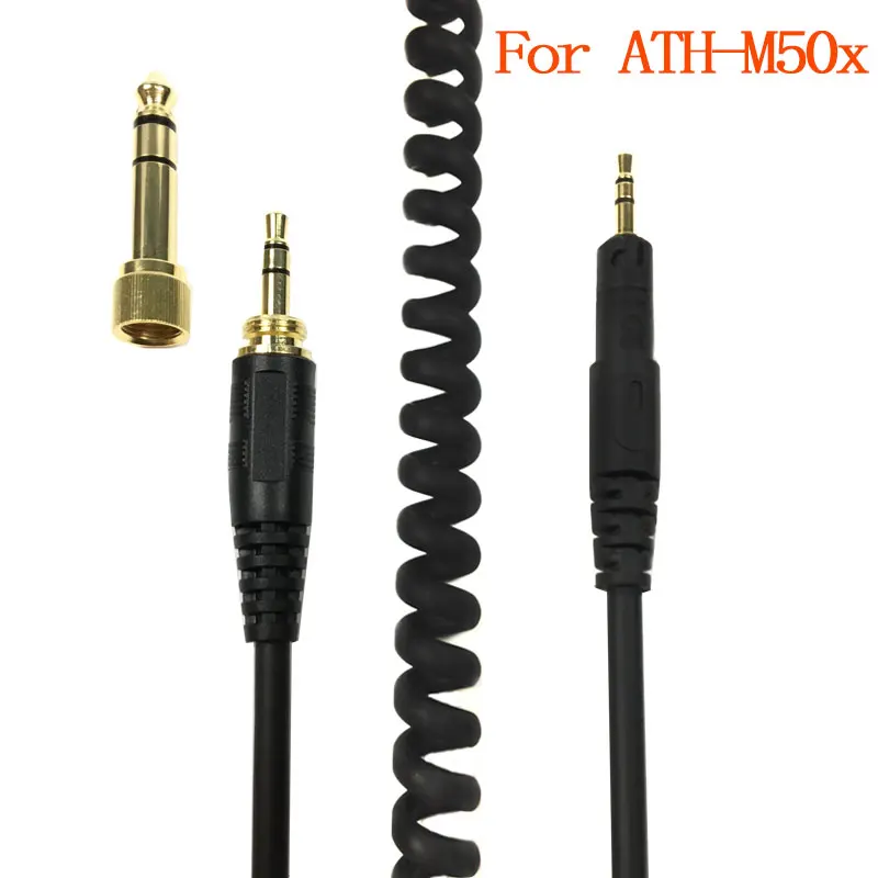 新しい交換ケーブル酸素銅 Ofc アップグレードワイヤーオーディオテクニカ Ath M50x Ath M40x Ath M70 ヘッドホン 3 5 ミリメートルに 2 5 ミリメートル Earphone Accessories Aliexpress