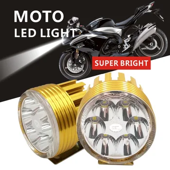 

2Pieces Motorcycle LED Headlight Mortar 3200LM U5 Waterproof AUto Driving Spot Head Lamp Fog Light phare farol Moto 12V 6000K
