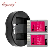 EN-EL9 EL9 EN-EL9a EL9a para Nikon EN-EL9a D40 D60 D40X D5000 D3000 camera (2 pcs baterias + 1 USB carregador duplo)