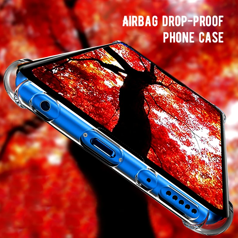 Мягкий силиконовый чехол с подушкой безопасности для Honor Play 10i 8X Max 6C Pro Huawei P30 Lite P20 P