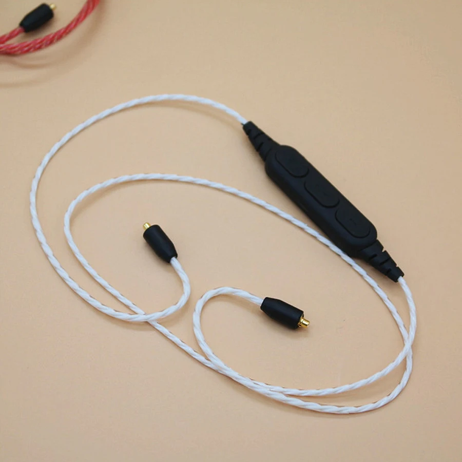 MMCX Bluetooth Earphone Adapter Cable Bluetooth For Shure SE215 SE315 SE535 SE846 UE900 Headphone Wireless Cables With micphone