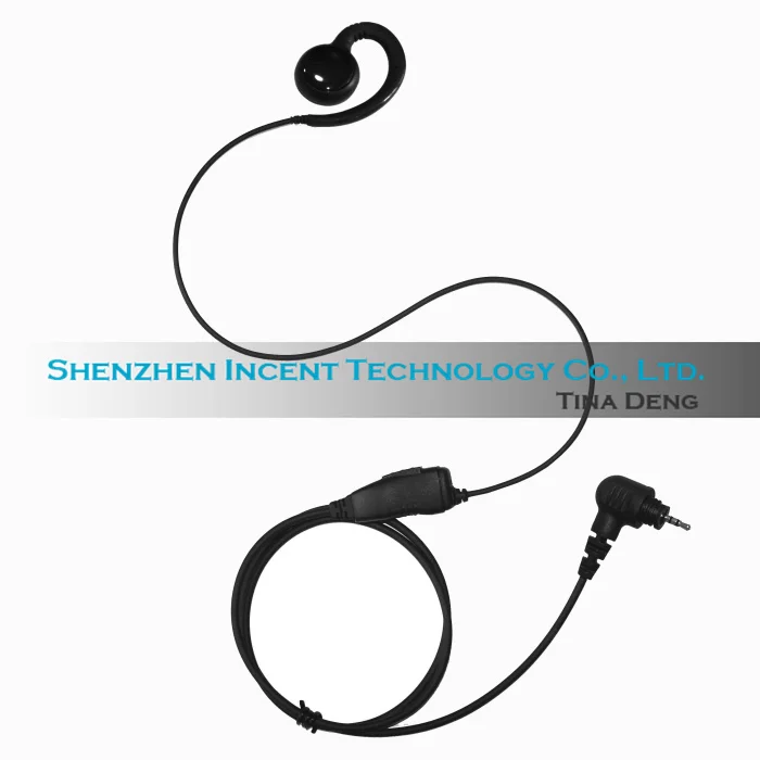 VOIONAIR C Shape Ear Hook Earpiece Earphone Headset PTT for Motorola SL7550 SL4000 SL1K MotoTRBO