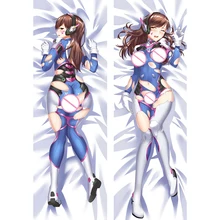 Аниме JK игра D. Va hana Song сексуальная девушка Dakimakura Косплей тело наволочка чехол Dva Hug Чехол для подушки домашний декор