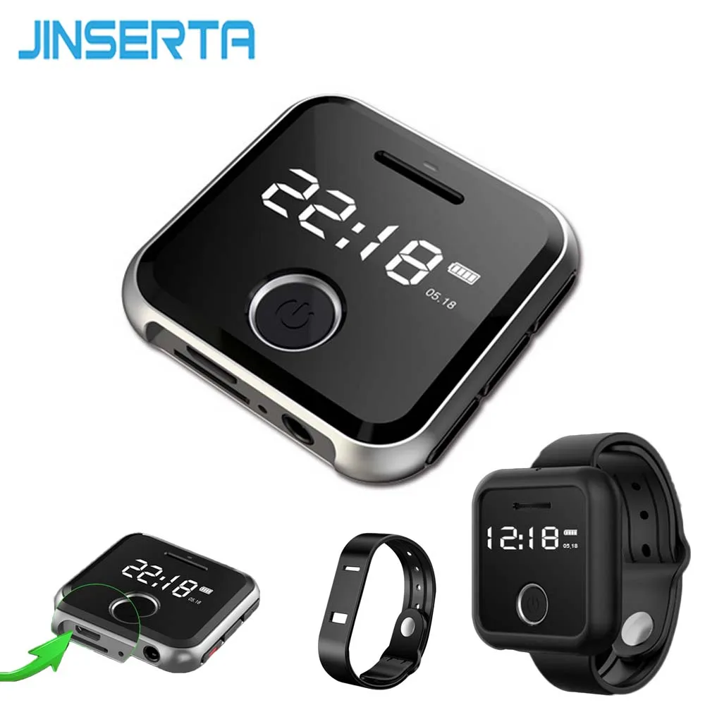 

JINSERTA Mini Clip Sport Mp3 Player Multiformat Music Players Voice Recorder Durable MP3 player HIFI mp3 Player USB Charging