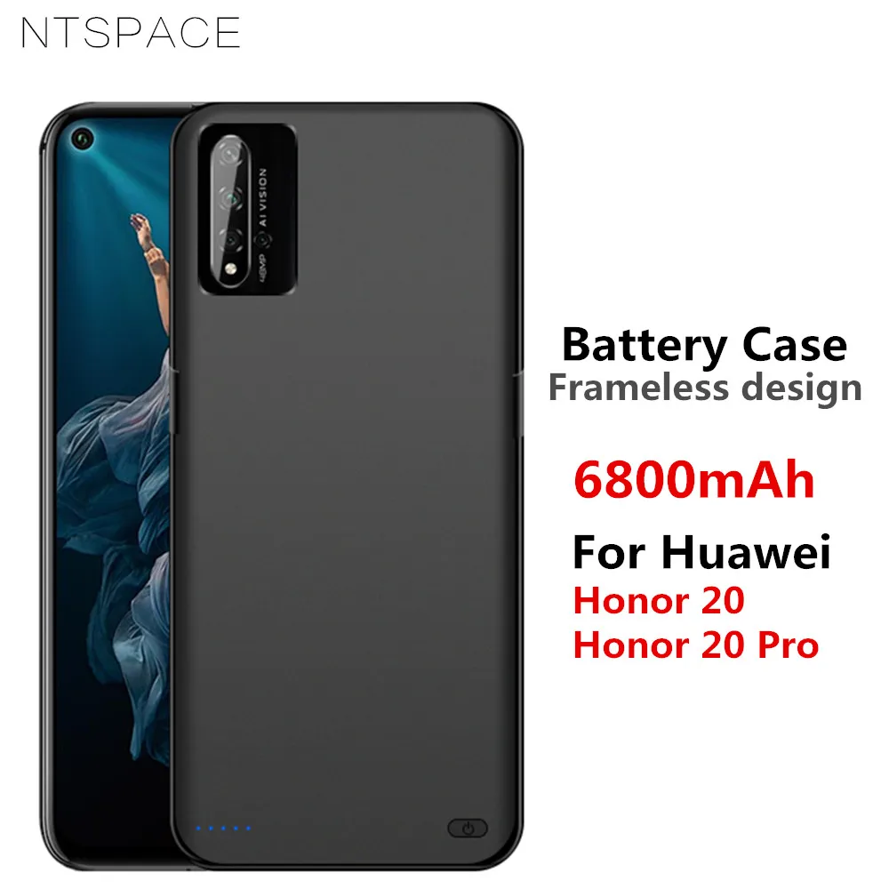 Чехол для зарядного устройства Huawei Honor 20 6800 мАч Расширенный чехол Pro