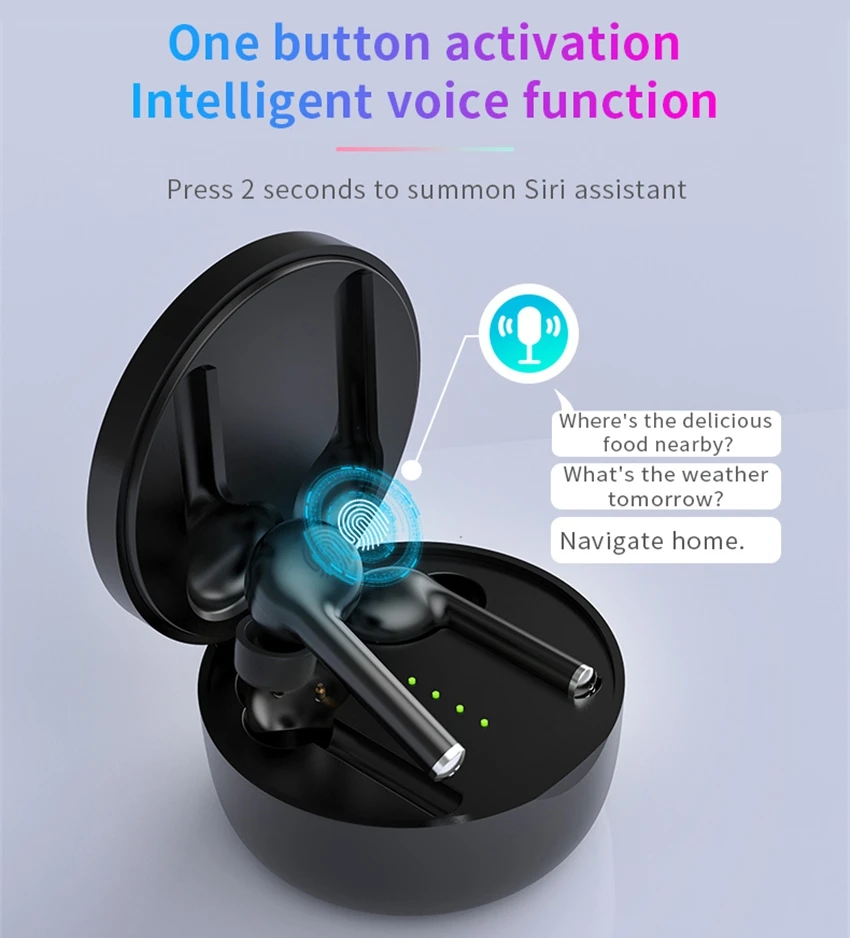 TWS Bluetooth 5,0, наушники, стерео, спортивные, беспроводные, вкладыши, двойной микрофон, в уши, Bluetooth гарнитура, наушники для Xiaomi, huawei, iPhone