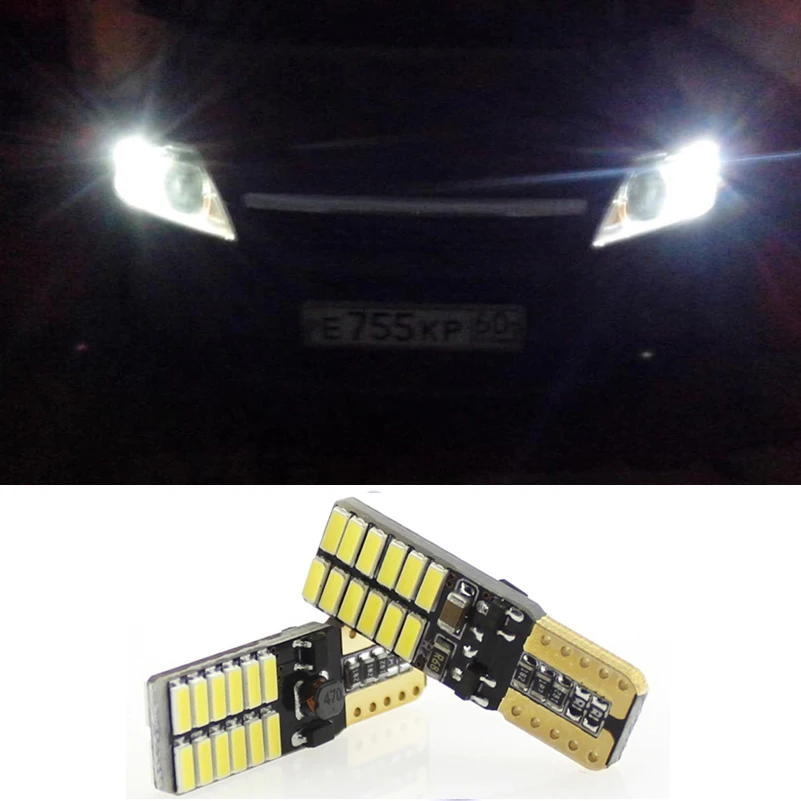 

2X Canbus T10 W5W LED 24 SMD Clearance Bulbs Parking Light For Kia Rio K2 3 Ceed Sportage Sorento Cerato Soul Picanto K3 Optima