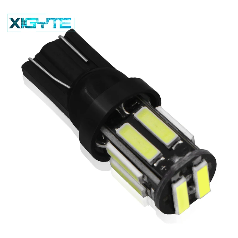 

1Pcs W5W 10-7020 SMD Car T10 LED 194 168 Wedge Replacement Reverse Instrument Panel Lamp White Blue Bulbs For Clearance Lights