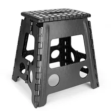 Складной ступенчатый табурет для взрослых и детей, пластиковая ручка для переноски, переносное кресло, противоскользящий табурет для ванной, для путешествий на открытом воздухе, для кемпинга