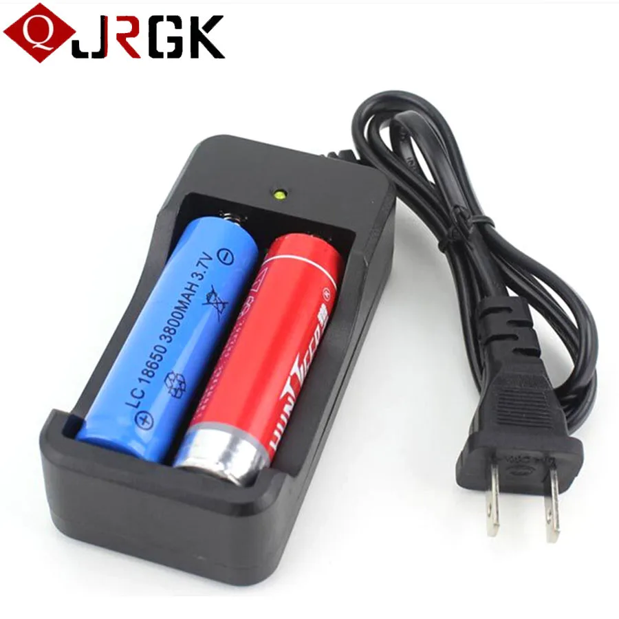 EU US AU UK Plug Battery Charger Dual Port 18650 Li ion Batteries