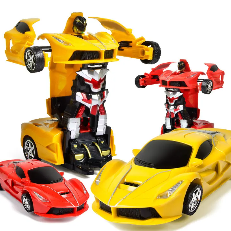 

Dropshopping Electric RC Car Transformation Robots Sports Vehicles Remote Control Deformation Cars RC Fighting Toy For Kids Gift