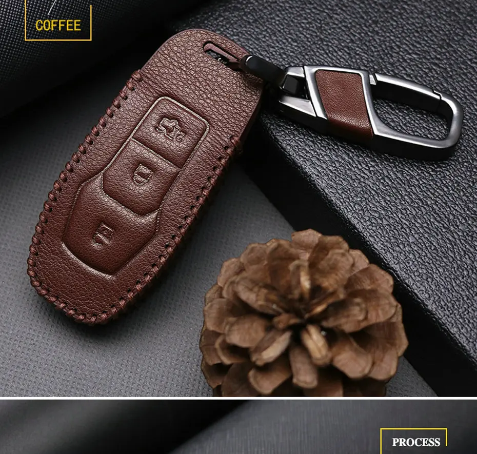 3 Button Key Case Cover For Ford (11)
