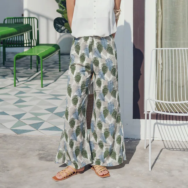 summer floral trousers