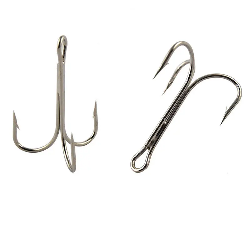 20pcs/lot Sea Fishing Hook Super Strong 3551 Sharpened Treble Hook 10/0 Big Game Fishing Hook Saltwater Treble Fish Hooks