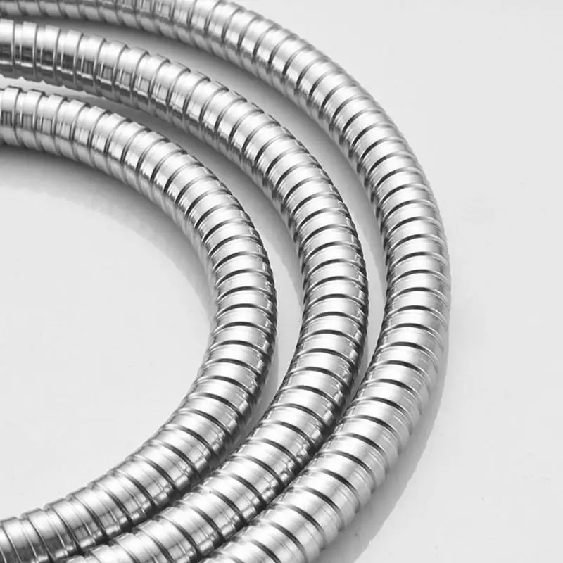 1.2m Stainless Steel Shower Hose Explosion-proof Pull Tube Plumbing Hoses High Temperature Resistance Aging Resistance