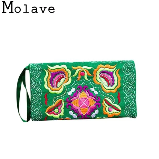 

Molave Wallets & Holders purse Womens Women Ethnic Handmade Embroidered Wristlet Clutch Bag Vintage Purse wallets purses DEC14