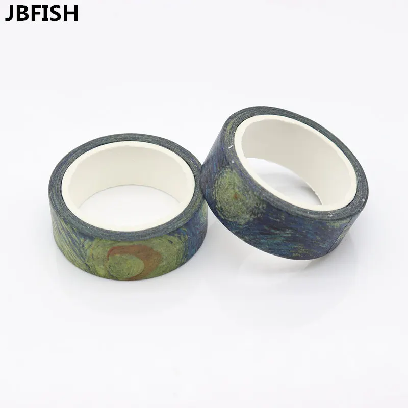 

JBFISH Dream Color Starry Sky Washi Tape DIY Craft Decor Scrapbooking Sticker Roll Masking Adhesive Paper Tape 8088