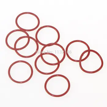 

20PCS Silicone Rubber Red VMQ Outer Diameter 60mm thickness 4mm Seal Rings O-Rings