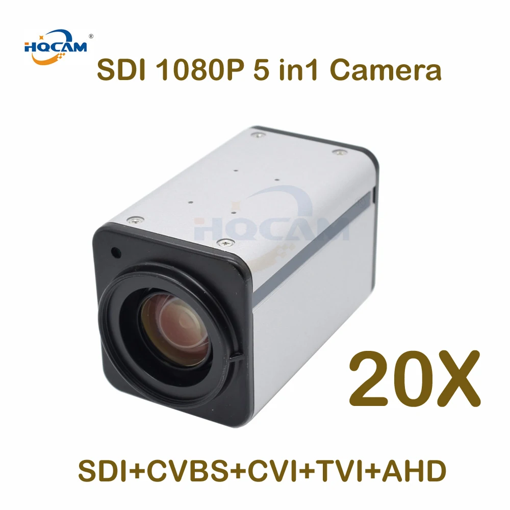 Камера HQCAM 20X с автофокусом зум 1080P SDI камера + CVBS/AHD/TVI/CVI 5 в 1 BOX 2 Мп 1/3 дюйма Panasonic CMOS
