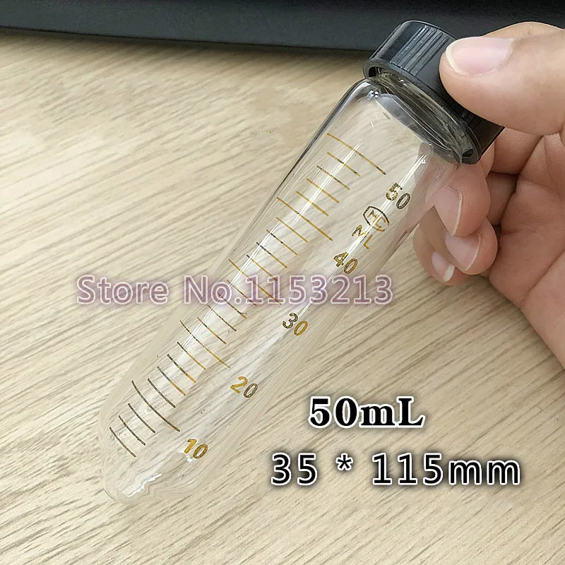Glass Centrifuge Tube With Screw Lid 50ml Test Tubes With Scale V glass-centrifuge-tube-with-screw-lid-50ml-test-tubes-with-scale-v