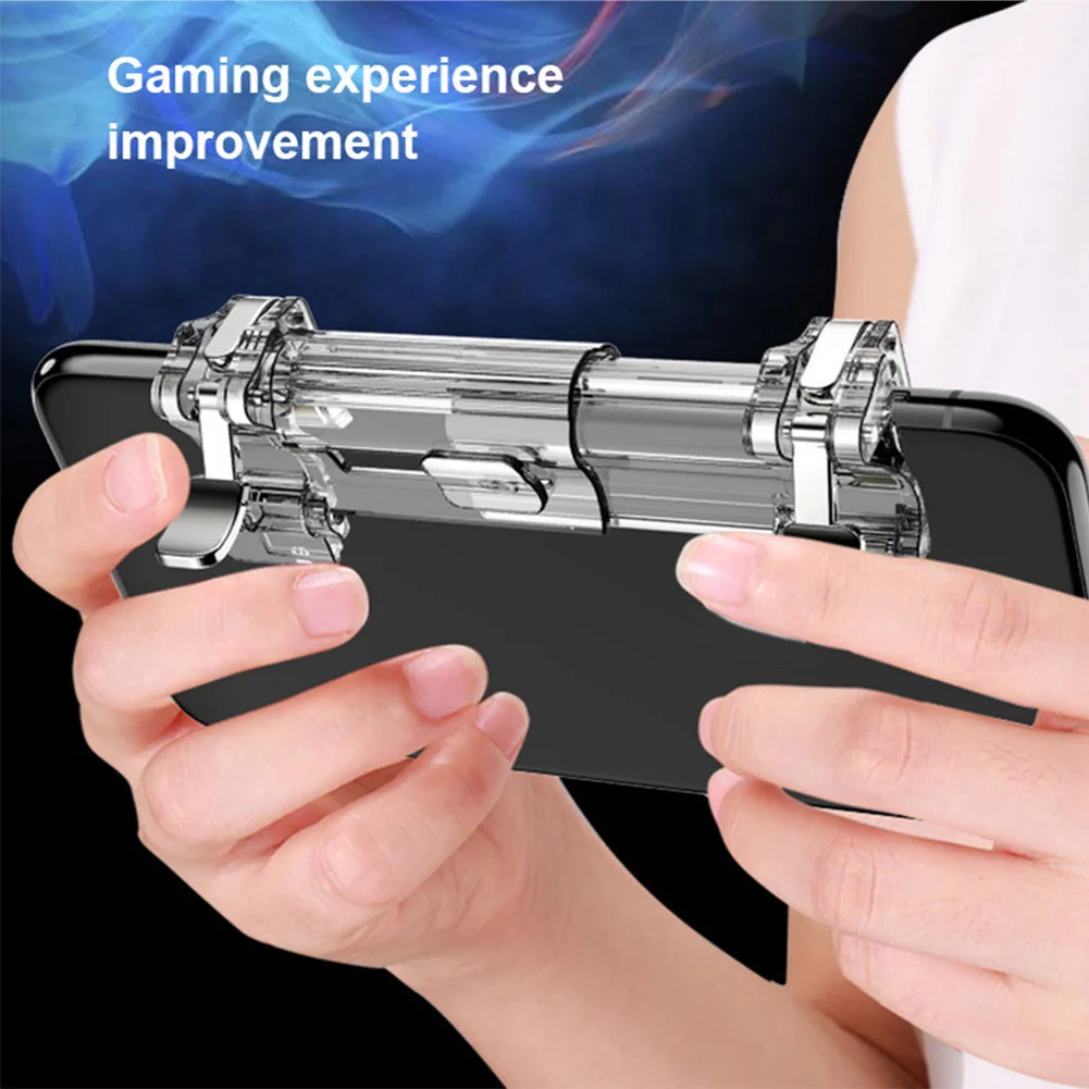 

For xiaomi iPhone Android New Mobile Trigger Fire Button L1R1 Shooter Phone controller Accessories PUBG FPS Mobile Game joystick