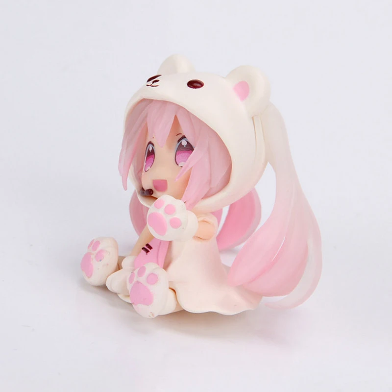 Figuras de Ação e Toy nendoroid figura de urso branco Function : Desktop And Car Decoration