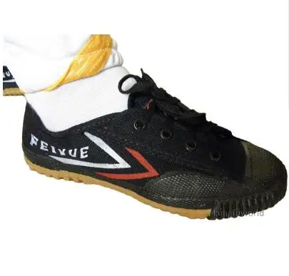 Kaufen Schwarz weiß Farbe Shaolin Mönch Training Feiyue Schuhe Tai Chi kampfkunst Taekwondo Karate Kung fu Sport Turnschuhe schuhe