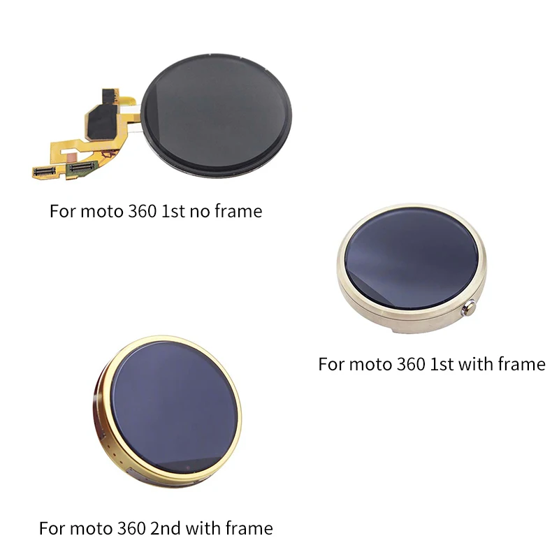 Цена Netcosy для Moto 360 1st 46 мм ЖК дисплей + кодирующий преобразователь сенсорного экрана в сборе запасные части для Motorola 360 2 Gen 42 46 мм ЖК экран