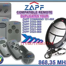 ZAPF d302-868, d304-868, d313-868, d321-868, d323-868, команда 131-868 совместимый пульт дистанционного управления Замена