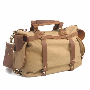 

Unisex Retro New Designer Canvas Leather Women Messenger Bags Men Crossbody Bag Shoulder Bag free shipping