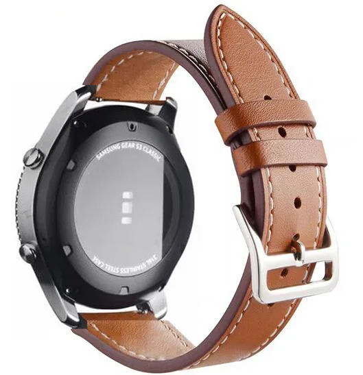 Кожа петля для samsung Шестерни S3 s2 sport Classic граница galaxy часы 42 мм 46 полосы 22 20 ремешок
