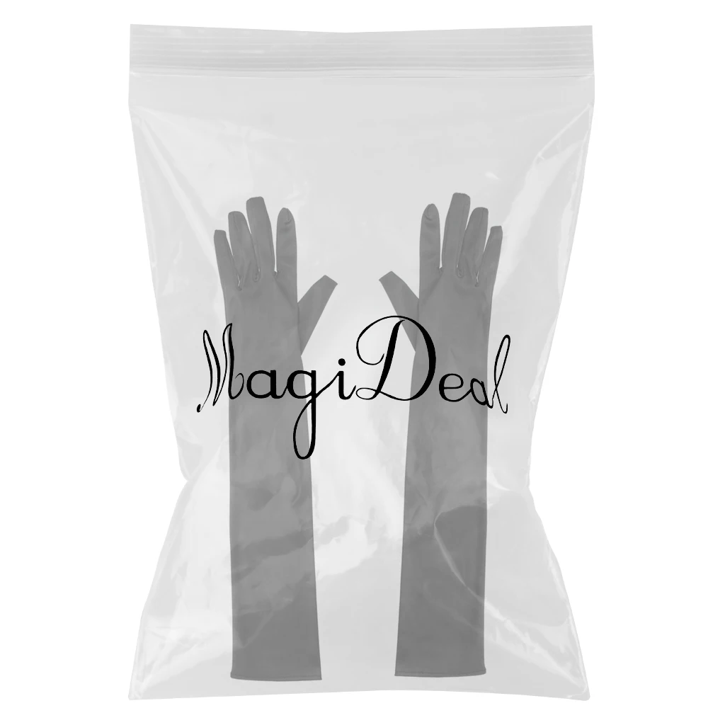 Fashion Stretch Long Finger Gloves Wedding Bridal Opera Party Prom Fancy Corset Evening Dress stretchy comfortable Gloves