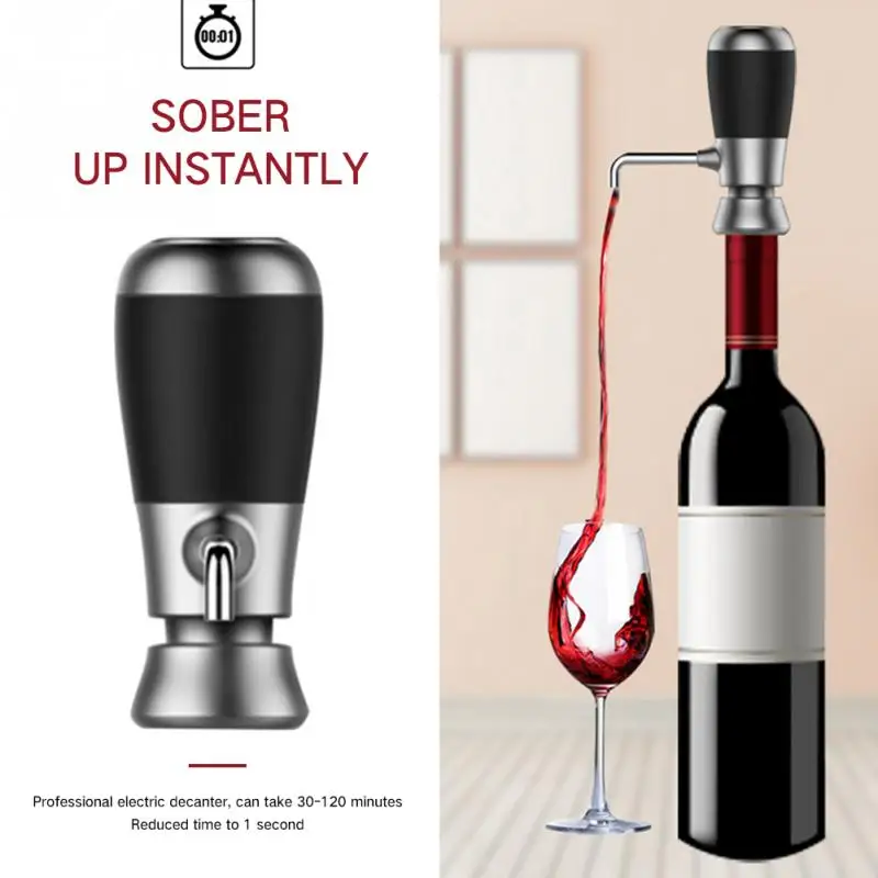 

Electric Red Wine Aerator Magic Decanter Pump Essential Wine Quick Aerator Wine Pourer Hopper Cider Party Equipment #137