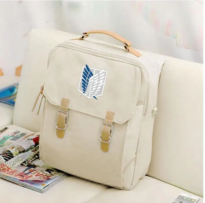 

Shingeki no Kyojin Scouting Legion Schoolbag Attack on Titan Japan Anime Cosplay Backpack for Students Gift