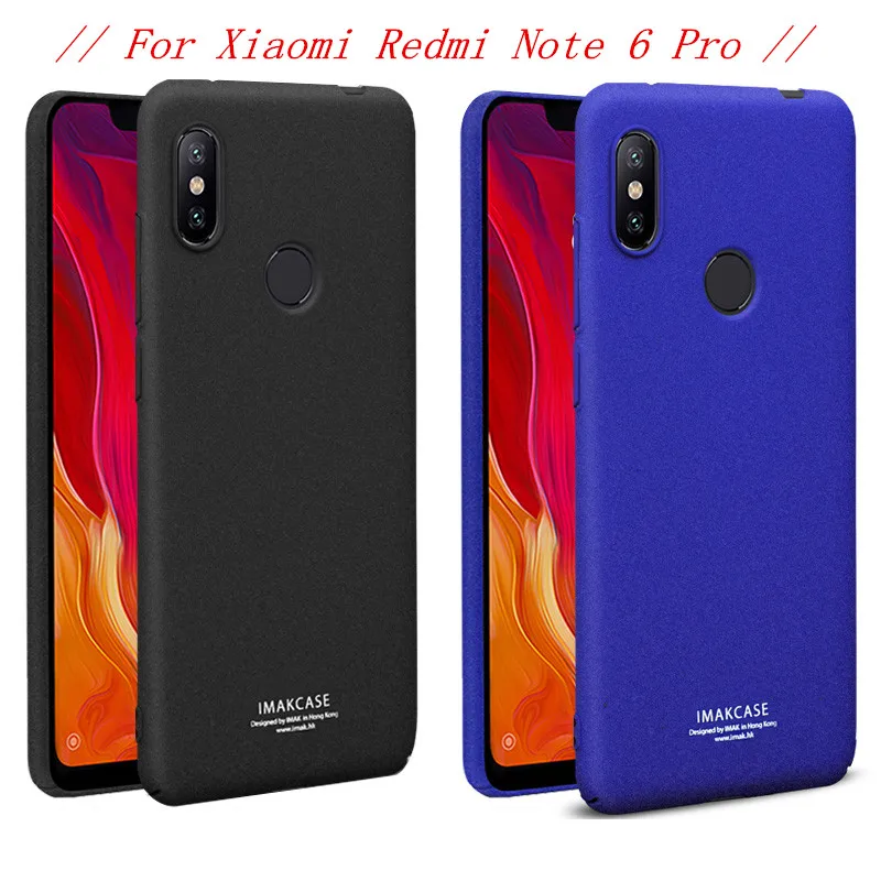 

for Xiaomi Redmi Note 5 Case IMAK Cowboy Phone Stand Matte Plastic Back Cover Case for Xiaomi Redmi Note 5 6 Pro