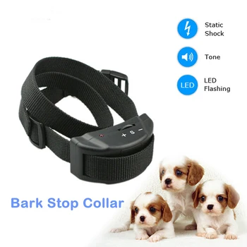 Automatic Anti Bark Collar Sound & Shock & Electric No Remote Needed Bark Control Dog Training Collar No Bark Collar