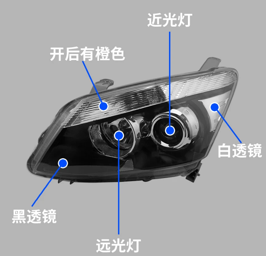 Автомобильный Стайлинг для D-Max фар, Hombre, Axiom, Amigo, Ascender, EVR, FSR, FVR, FXR, HTR, HVR, D-Max головная лампа, D Max, DMax