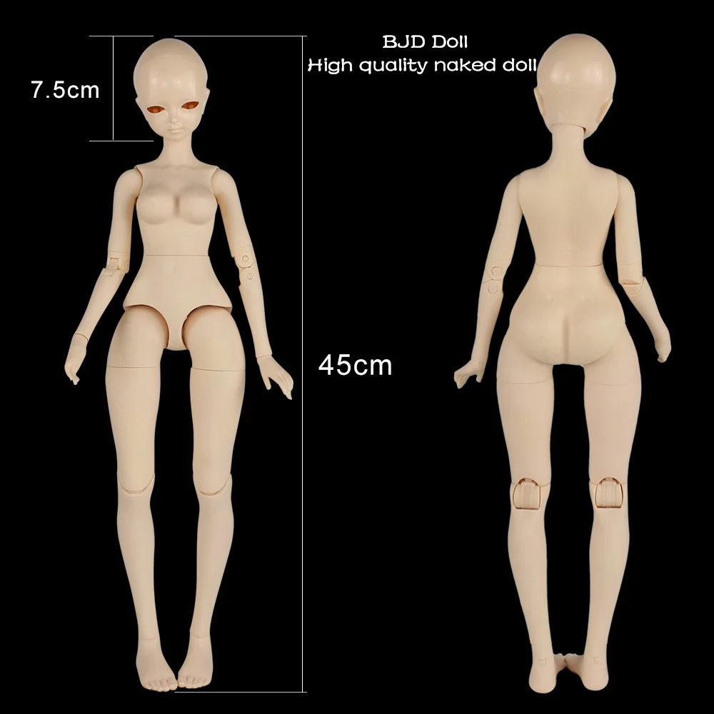 

Dream Fairy 1/4 bjd 45cm High quality naked doll without makeup DIY