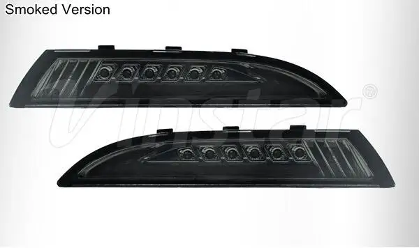 Голубой почвы BAY 2008 для V.W Scirocco боковой маркер для v.светодио дный W LED Marekr свет sciсветодио дный Rocco светодиодный Fender свет - Испускаемый цвет: Smoked