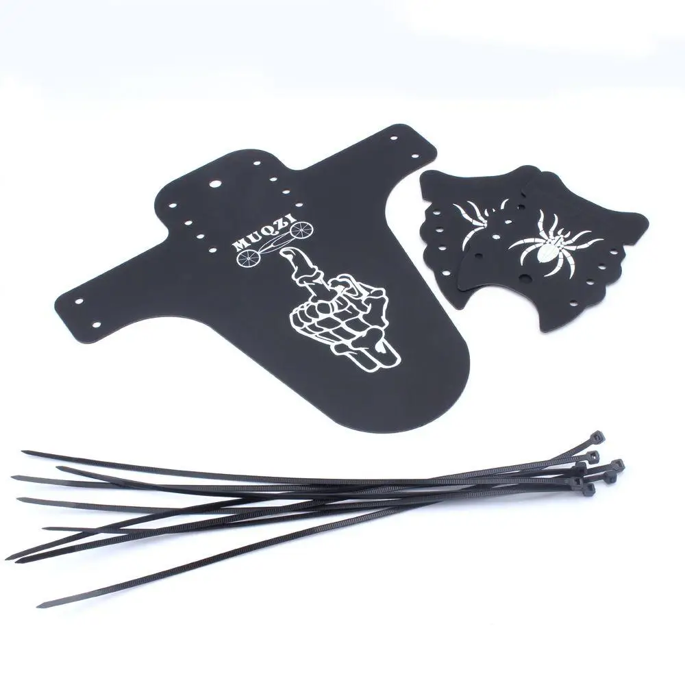 

Weimostar 1 Set Bicycle Fenders Downhill MTB Bike Front Rear Mudguard Fenders Soft 360 degree Torsion Mudguard Bike Cleaner