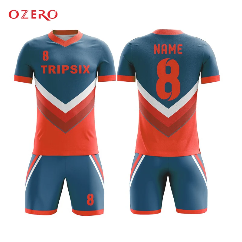 youth soccer uniform set kits top quality boys soccer wear set cheap