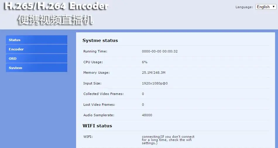  ESZYM H.265 HEVC/H.264 AVC 4G LTE HDMI Video Encoder HDMI Transmitter live Broadcast encoder wirele