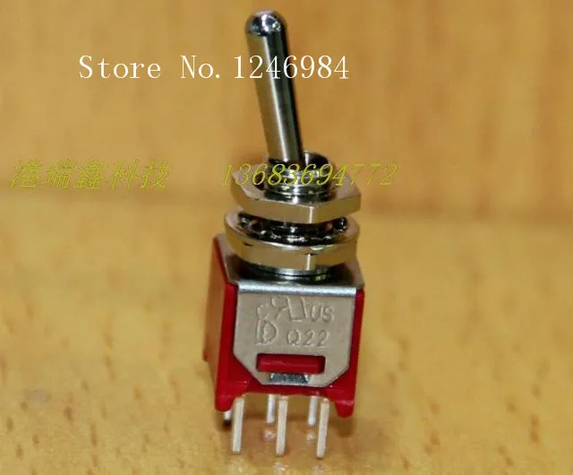 

[SA]TS-5C -pin dual six feet two tranches M5.08 small toggle switch Q22 switch Deli Wei 2MD1--50pcs/lot
