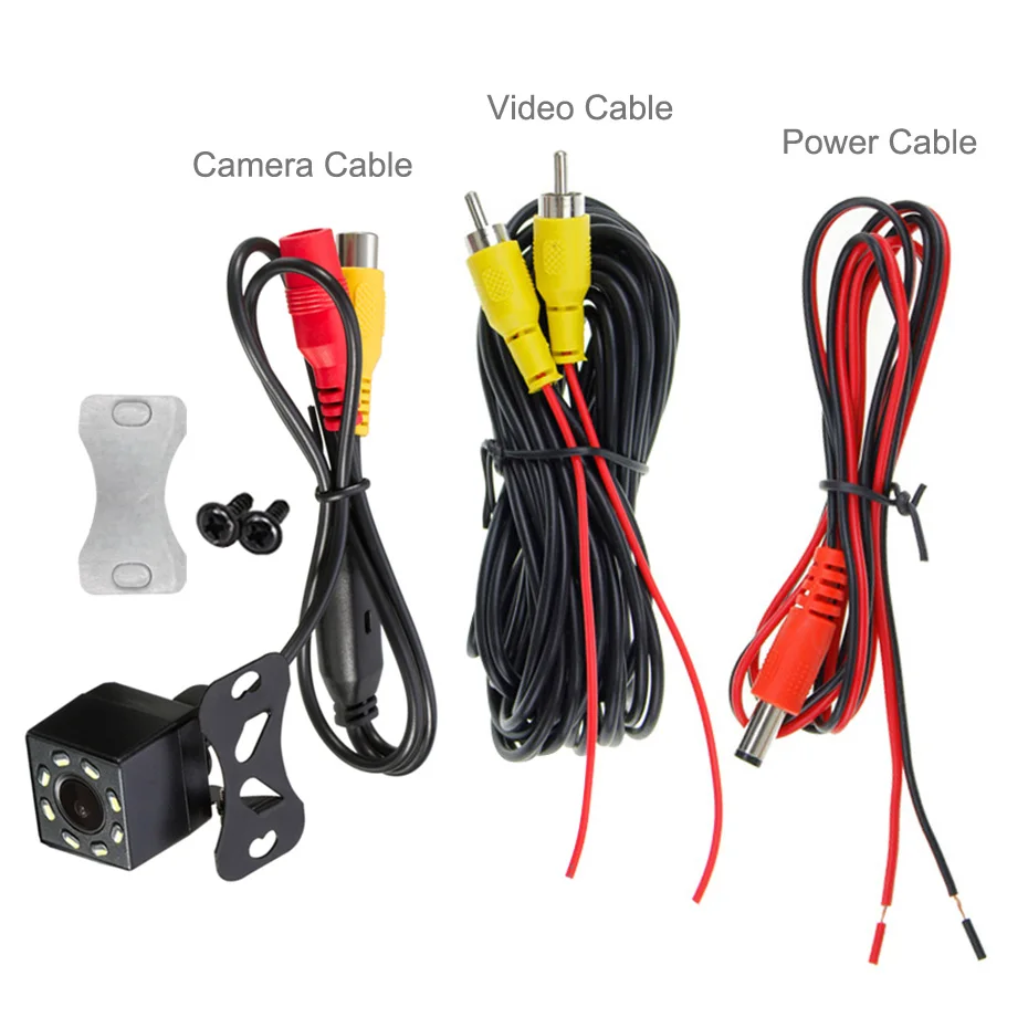 Car Rear View Camera HD Wide Angle Night Vision Waterproof 170 Degree Mini Car Camera Parking Reverse Car Rearview Mirror Camera (11)