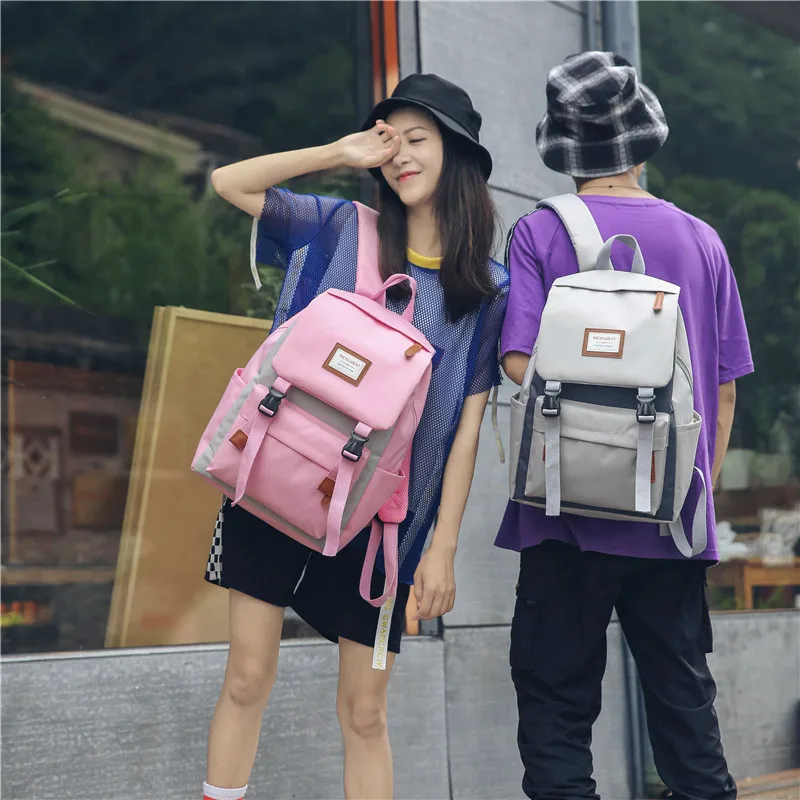 Menghuo Cover Backpack Women Leisure Travel Laptop Backpacks Men Business Mochila Waterproof Nylon Teenagers Student School Bags (20)