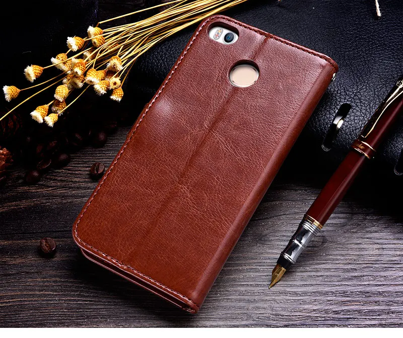 Tomkas Luxury Leather Xiaomi Redmi 4X Case Wallet PU With Holder Stand Business Flip Luxury Case For Xiaomi Redmi 4X Cover Coque (8)